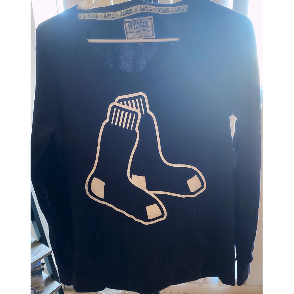 VS Pink Red Sox Sweatshirt